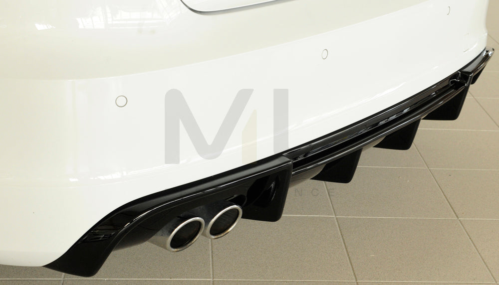 Rieger 00088141 Audi 8V A3 Rear Diffuser 4 | ML Performance EU Car Parts