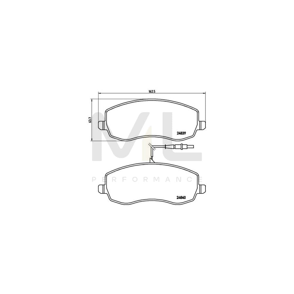 Brembo P 61 104 Brake Pad Set | ML Performance Car Parts