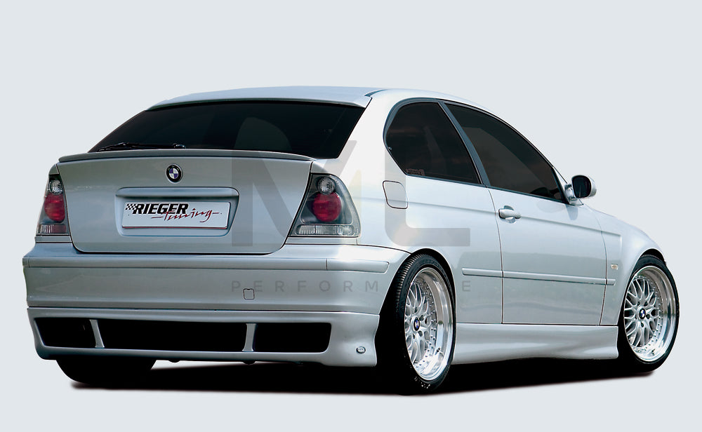 Rieger 00050307 BMW 3 Series E46 Rear Diffuser 3 | ML Performance EU Car Parts