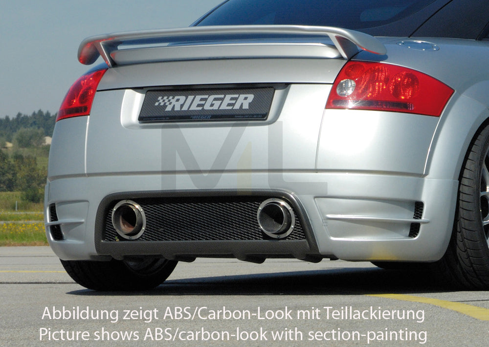 Rieger 00099037 Audi 8N TT Rear Diffuser 1 | ML Performance EU Car Parts