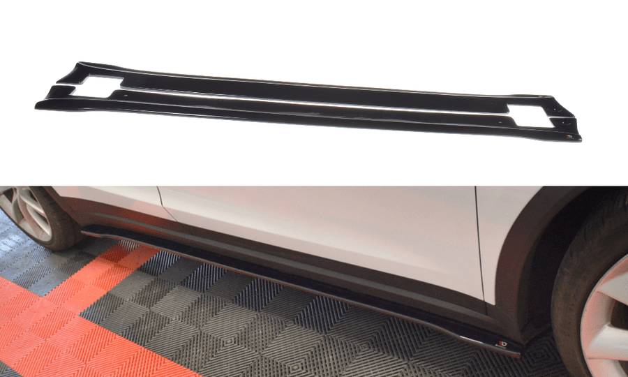 Maxton Design TE-MODELX-SD2T Side Skirts Diffusers V.2 Tesla Model X | ML Performance UK Car Parts