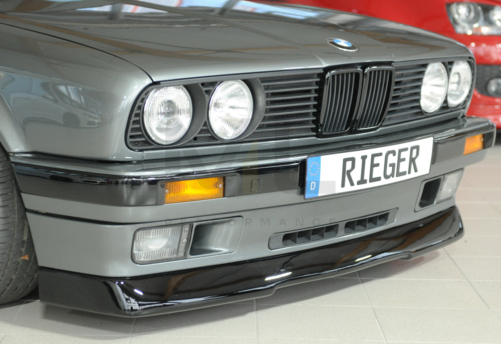 Rieger 00088270 BMW 3 Series E30 Front Splitter 2 | ML Performance EU Car Parts