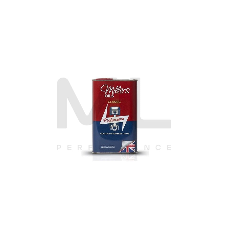 Millers Oils Classic Pistoneeze 15W-40 Engine Oil 1l | Engine Oil | ML Car Parts UK | ML Performance