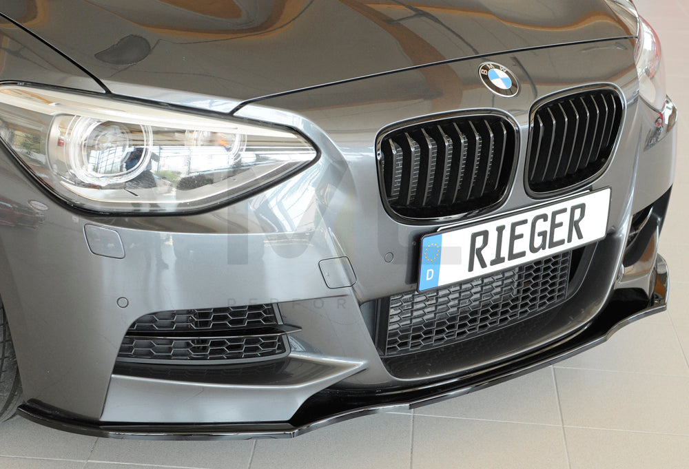 Rieger 00088081 BMW 1 Series F20 F21 Front Splitter 2 | ML Performance EU Car Parts