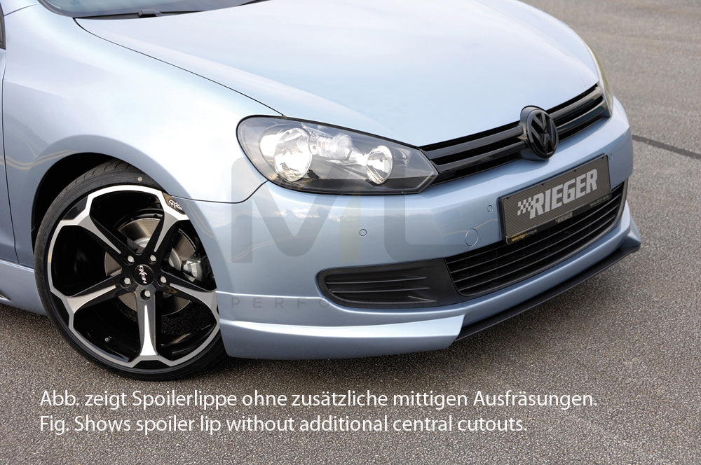 Rieger 00059503 VW Mk6 Golf Front Splitter 2 | ML Performance EU Car Parts