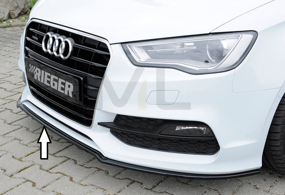 Rieger 00088116 Audi 8V Front Splitter (A3 & S3) 1 | ML Performance EU Car Parts