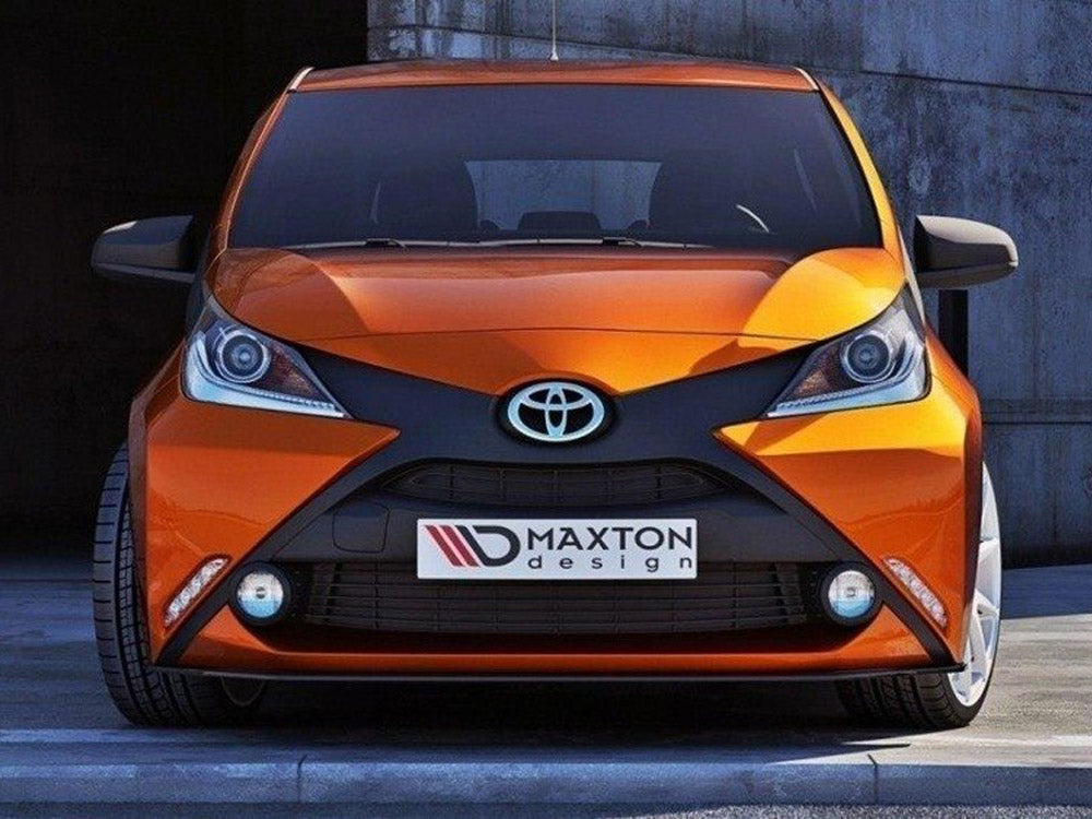 Maxton Design TO-AY-2-FD1T Front Splitter Toyota Aygofits | ML Performance UK Car Parts