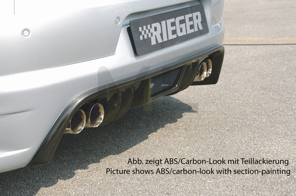 Rieger 00099751 VW 1F EOS Rear Diffuser 2 | ML Performance EU Car Parts