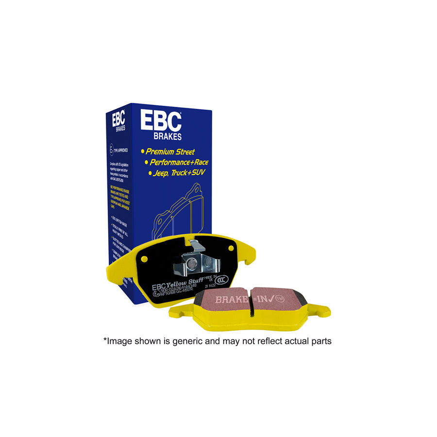 EBC DP42438R Audi Cupra Skoda VW Yellowstuff Rear Brake Pads - ATE Caliper 1 | ML Performance UK Car Parts