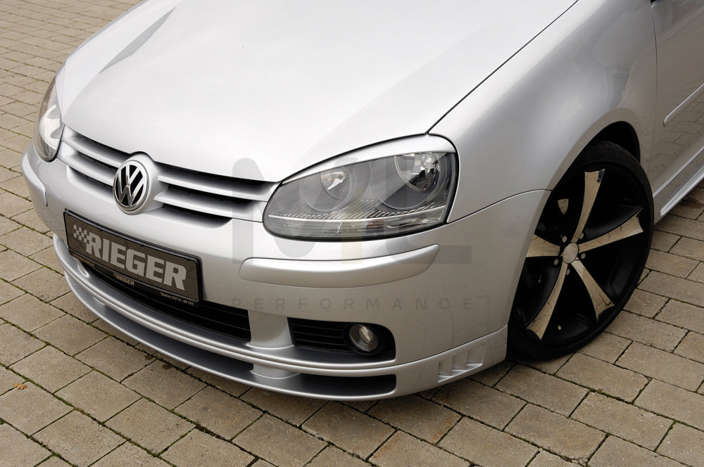 Rieger 00059300 VW Mk5 Golf Front Splitter 3 | ML Performance EU Car Parts