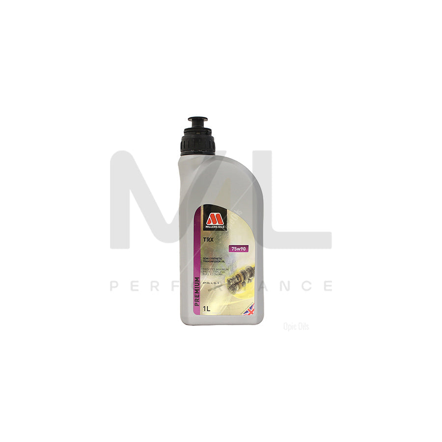 Millers Oils TRX 75w-90 Semi Synthetic Transmission Oil 1l | Engine Oil | ML Car Parts UK | ML Performance