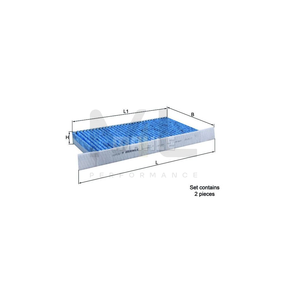 MAHLE ORIGINAL LAO 426/S Pollen filter for RENAULT LAGUNA Activated Carbon Filter, with anti-allergic effect, with antibacterial action, CareMetix® | ML Performance Car Parts