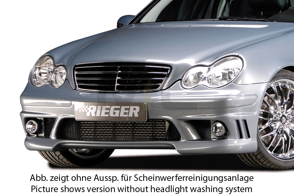 Rieger 00025203 Mercedes-Benz W203 C-Class Front Bumper 1 | ML Performance EU Car Parts