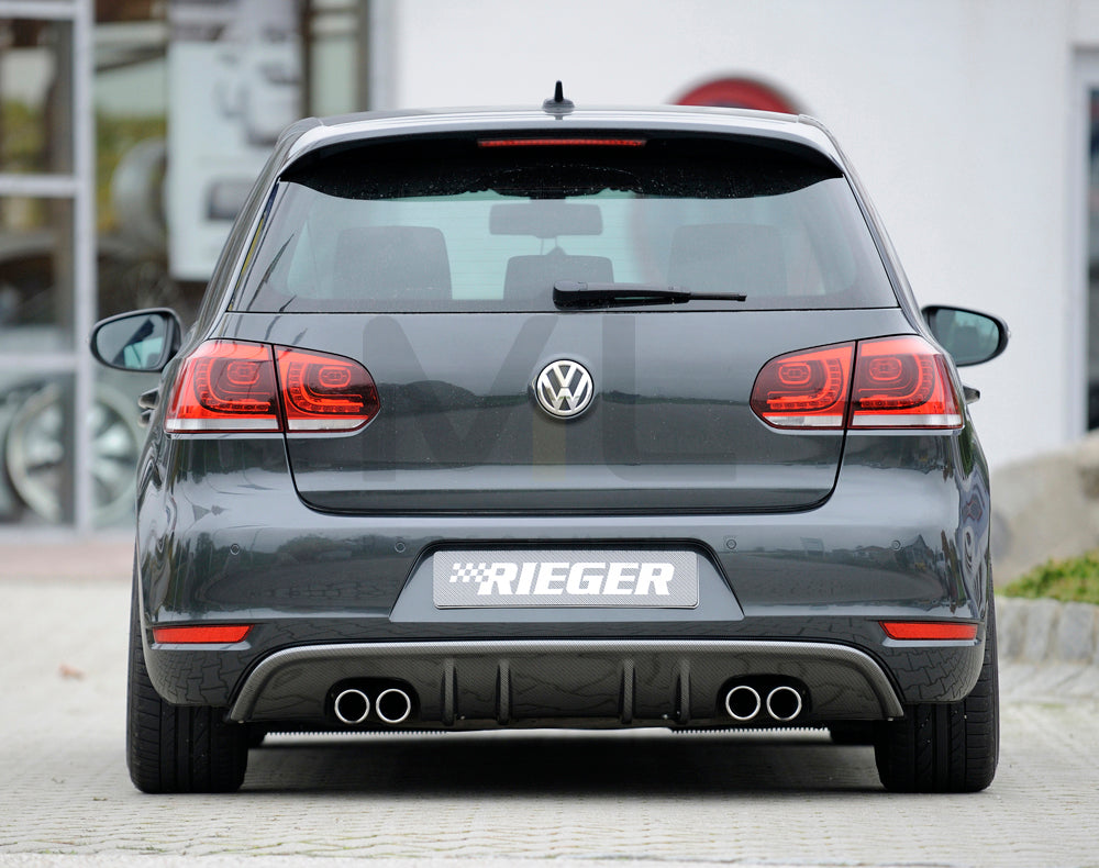 Rieger 00099139 VW Mk6 Golf GTD Rear Diffuser 2 | ML Performance EU Car Parts