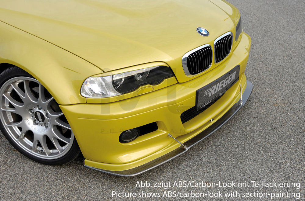 Rieger 00050234 BMW 3 Series E46 M3 Front Splitter 2 | ML Performance EU Car Parts