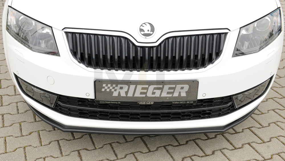 Rieger 00079017 Skoda 5E Octavia Front Splitter 3 | ML Performance EU Car Parts