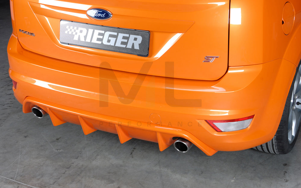 Rieger 00034158 Ford Focus 2 ST Rear Diffuser 1 | ML Performance EU Car Parts