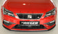 Rieger 00027030 SEAT 5F Front Splitter (Leon FR & Leon Cupra) 4 | ML Performance EU Car Parts