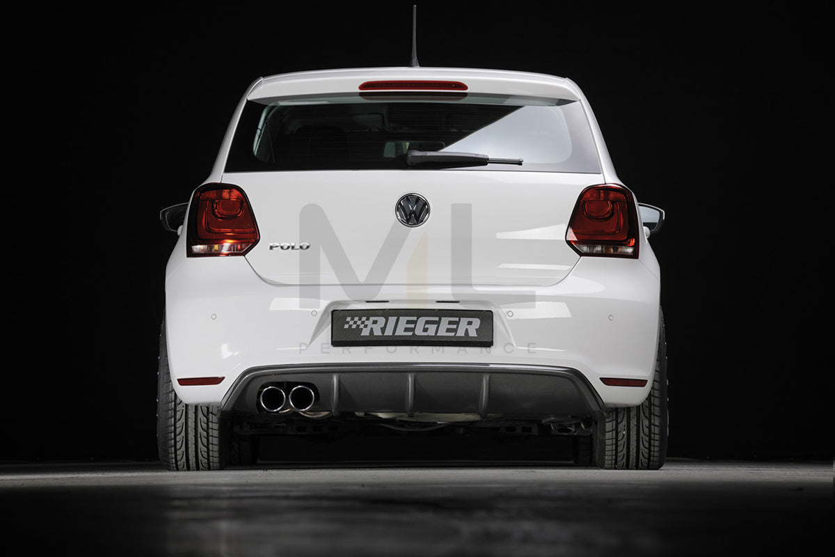 Rieger 00099867 VW 6R Mk6 Polo Rear Diffuser 4 | ML Performance EU Car Parts