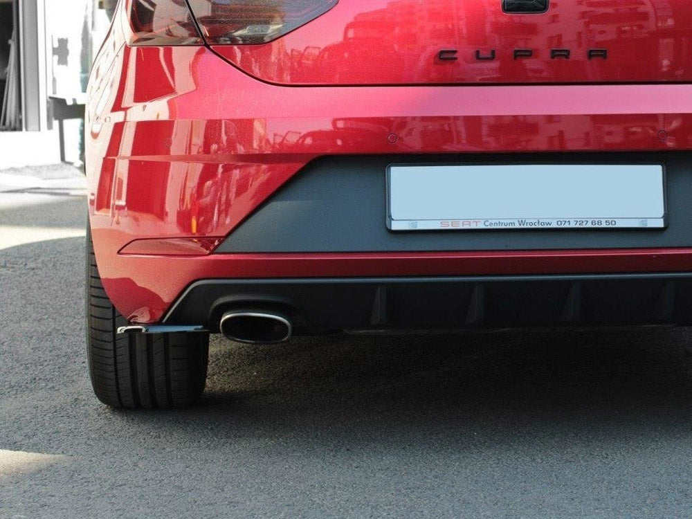 Maxton Design Seat Leon MK 3.5 Cupra Rear Side Splitters