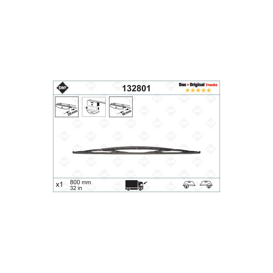 Swf 132801 Original Wiper Blade | ML Performance EU Car Parts