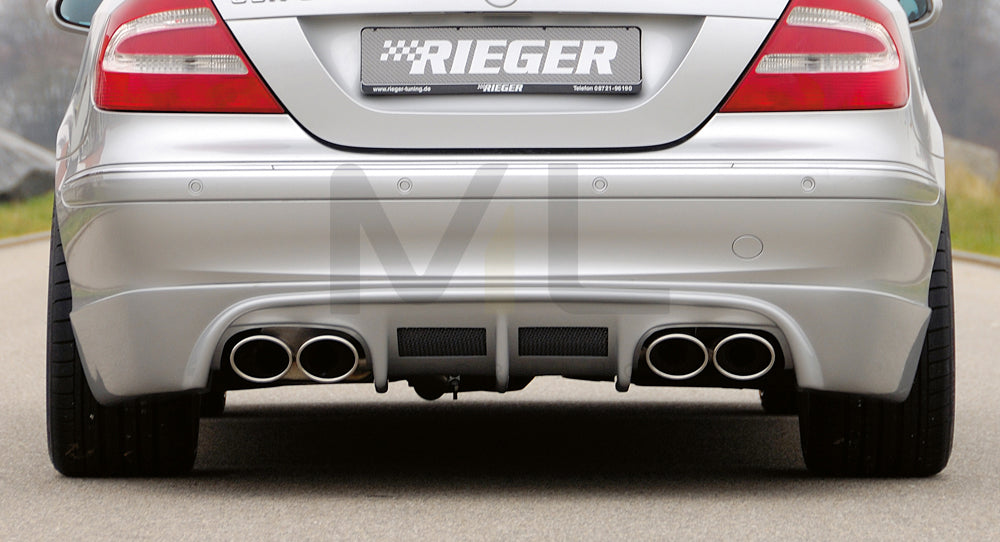 Rieger 00071019 Mercedes-Benz W209 CLK Rear Diffuser 3 | ML Performance EU Car Parts