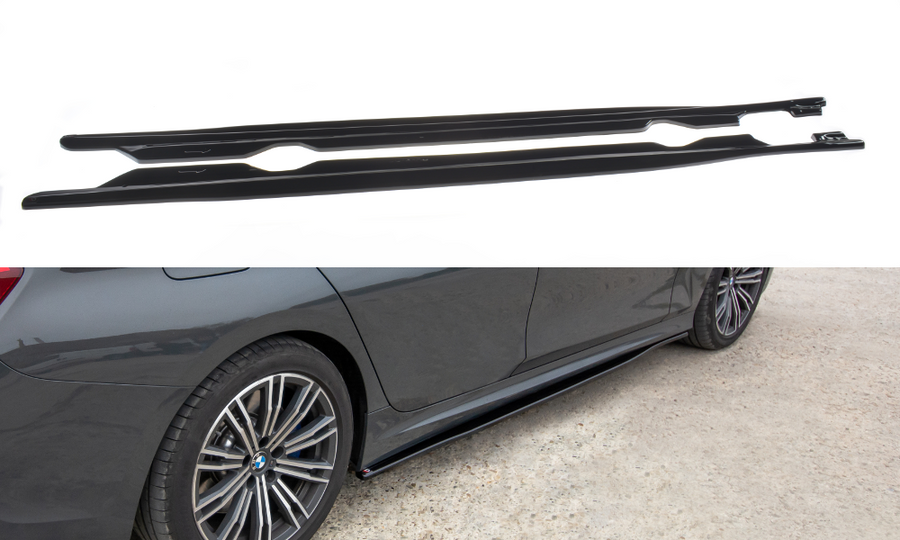 Maxton Design BM-3-20-MPACK-SD1T Side Skirts Diffusers BMW Series 3 G20 M-Pack | ML Performance UK Car Parts