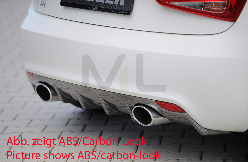 Rieger 00044110 Audi 8X A1 Rear Diffuser 2 | ML Performance EU Car Parts