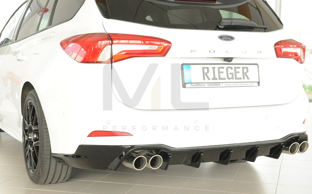 Rieger 00088239 Ford DEH Focus 4 Rear Diffuser (Inc. Focus 4 ST) 6 | ML Performance EU Car Parts