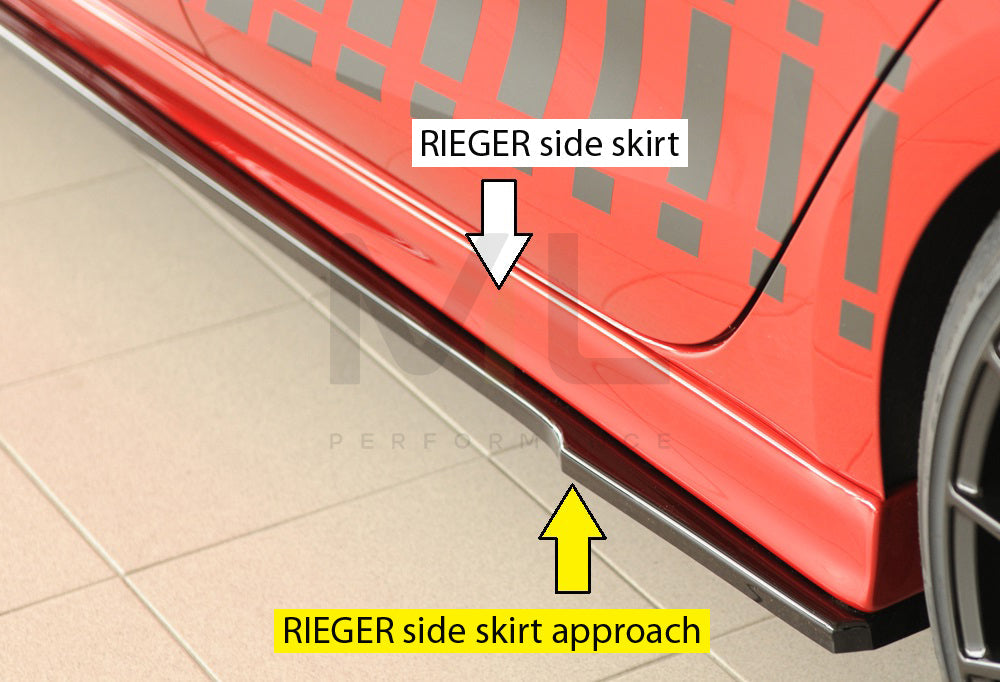 Rieger 00088221 SEAT Leon KL Side Skirt Splitter 4 | ML Performance EU Car Parts