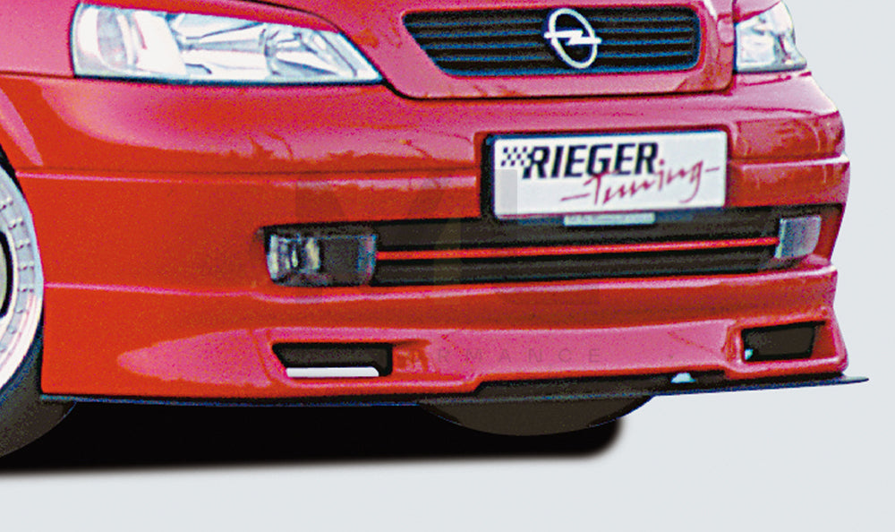 Rieger 00051101 Opel Astra G Front Splitter 2 | ML Performance EU Car Parts