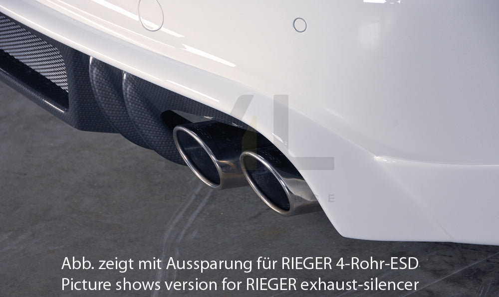 Rieger 00099081 Audi B8 B81 A4 Rear Diffuser 4 | ML Performance EU Car Parts