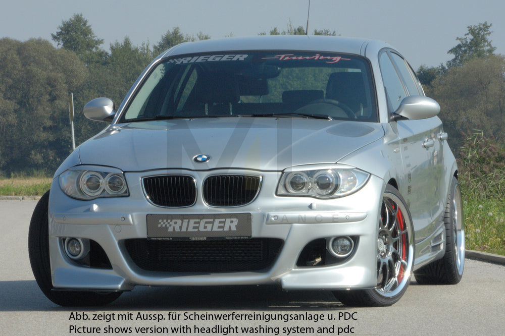 Rieger 00035014 BMW 1 Series E87 Front Bumper 6 | ML Performance EU Car Parts