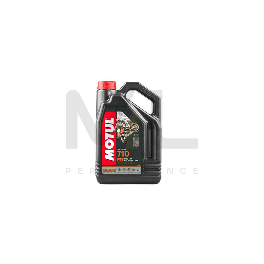 Motul 710 2T 2 Stroke Premix & Injector Ester Synthetic Racing Motorcycle Engine Oil 4l | Engine Oil | ML Car Parts UK | ML Performance