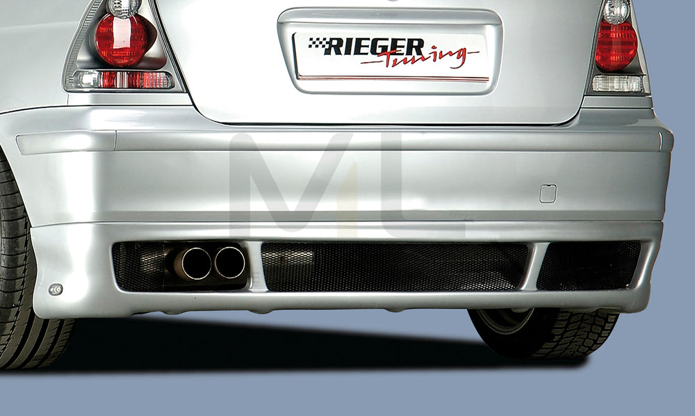 Rieger 00050307 BMW 3 Series E46 Rear Diffuser 1 | ML Performance EU Car Parts