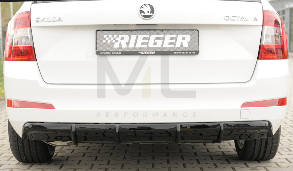 Rieger 00088111 Skoda 5E Octavia Rear Diffuser 5 | ML Performance EU Car Parts