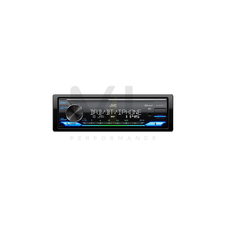 JVC KD-X472DBT Car stereo 1 DIN, Made for Android, Made for iPod/iPhone, 12V, FLAC, MP3, WAV, WMA | ML Performance Car Parts