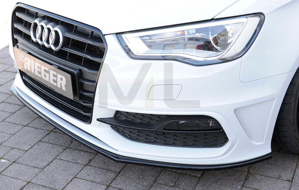 Rieger 00088115 Audi 8V Front Splitter (A3 & S3) 2 | ML Performance EU Car Parts