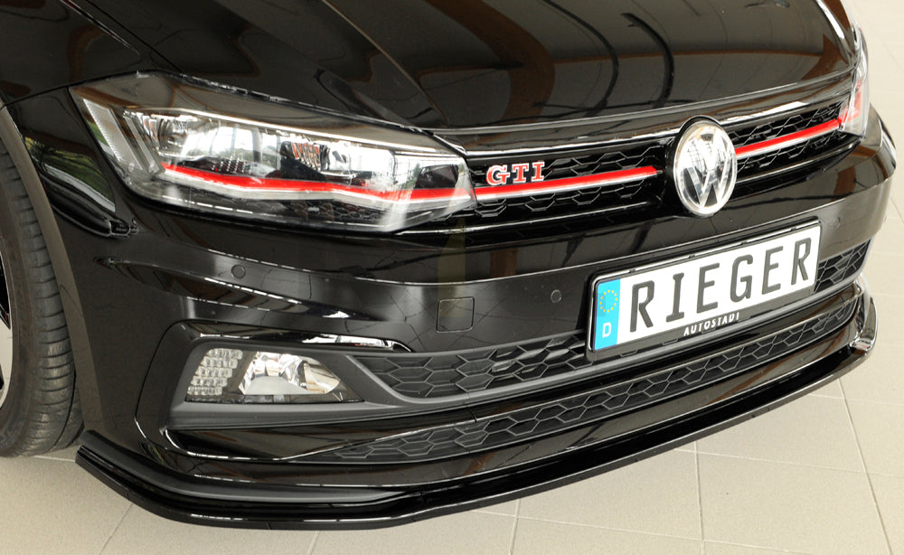 Rieger 00088167 VW Polo AW Front Splitter (Inc. Polo AW GTI) 5 | ML Performance EU Car Parts