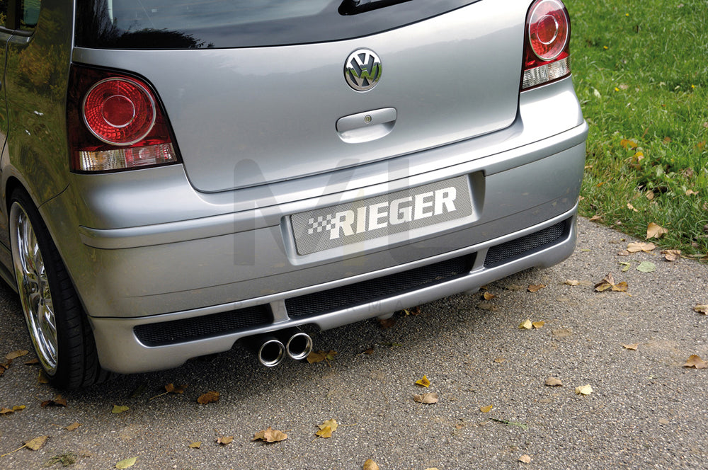 Rieger 00047109 VW 9N Polo Mk5 Rear Diffuser 4 | ML Performance EU Car Parts