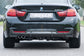 Rieger 00099265 BMW 4 Series F32 F33 F36 Rear Diffuser 4 | ML Performance EU Car Parts