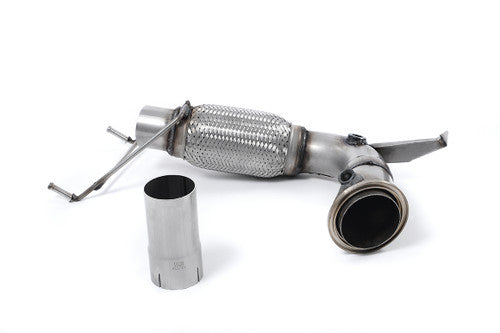 MillTek SSXM419 Mini F56 Cooper Large-bore Downpipe and De-Cat