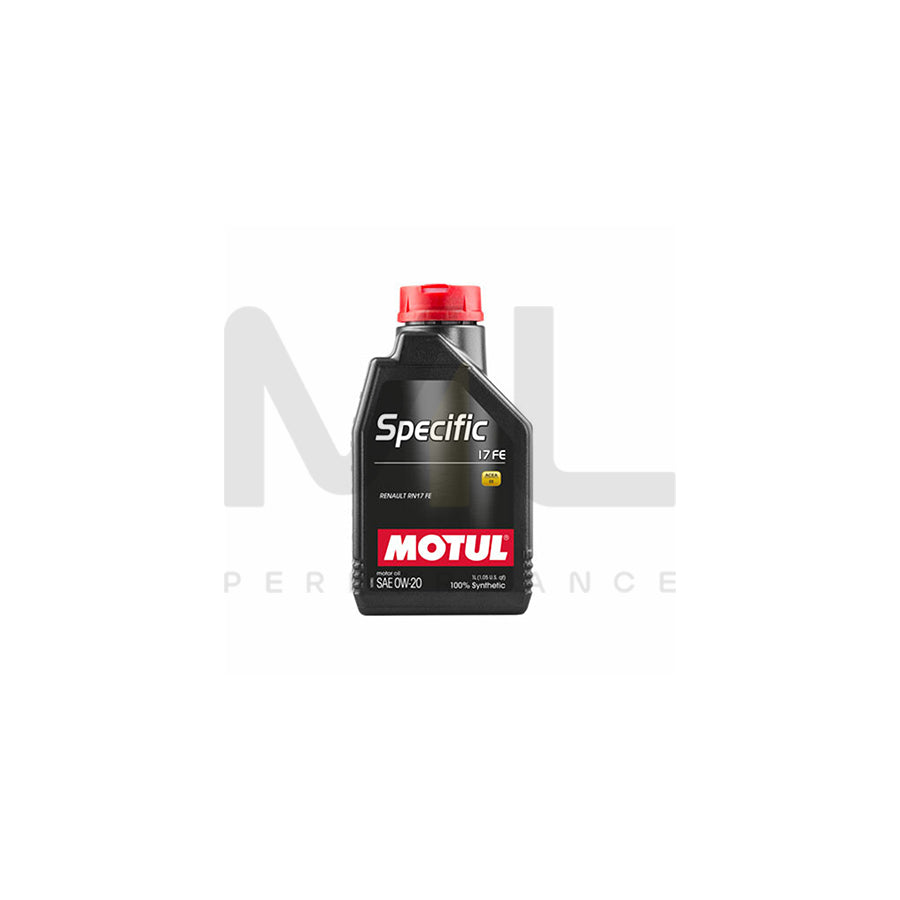 Motul Specific Renault RN17 FE 0w-20 Fully Synthetic Car Engine Oil 1l | Engine Oil | ML Car Parts UK | ML Performance