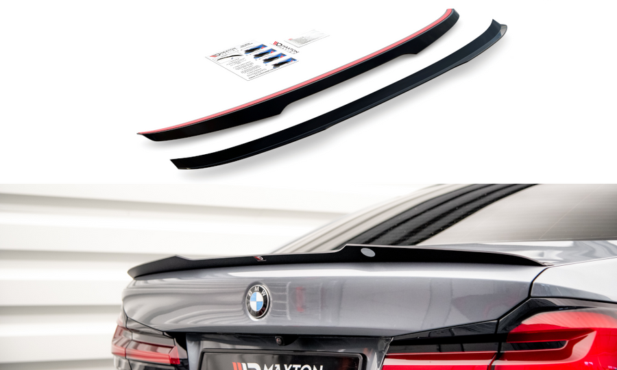 Maxton Design BM-5-G30F-MPACK-CAP1T Spoiler Cap BMW Series 5 G30 Facelift M-Pack | ML Performance UK Car Parts