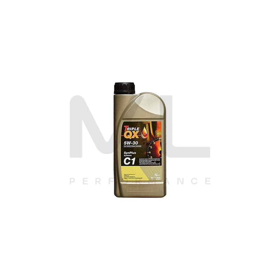 TRIPLE QX SynPlus Engine Oil 5W-30 C1 - 1Ltr Engine Oil ML Performance UK ML Car Parts