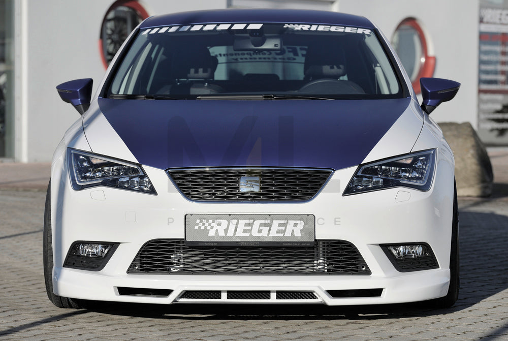 Rieger 00027010 SEAT 5F Leon Front Splitter 4 | ML Performance EU Car Parts