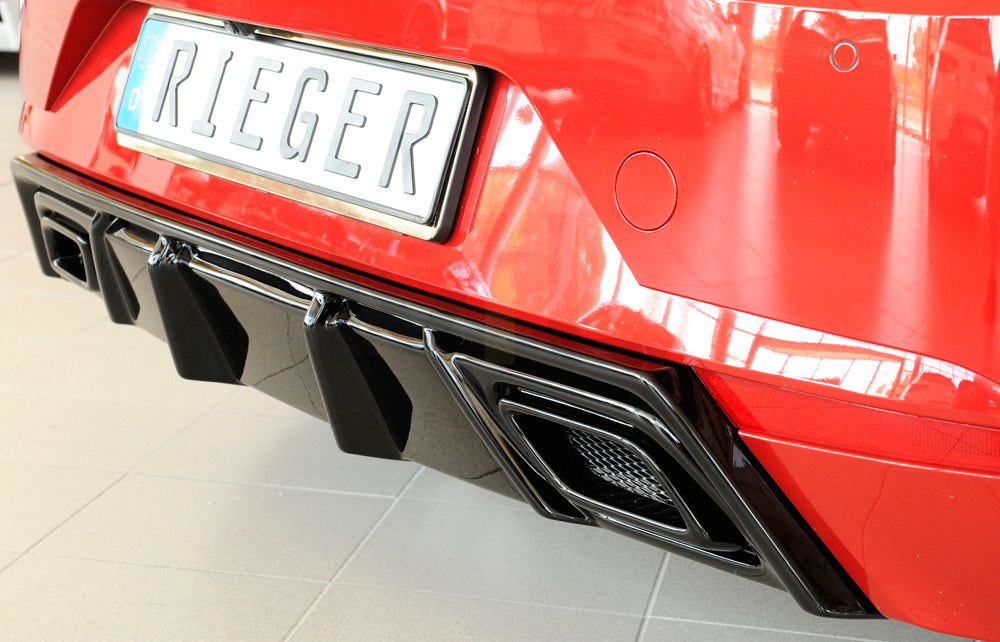 Rieger 00088166 SEAT KJ Rear Diffuser (Ibiza FR & Ibiza) 3 | ML Performance EU Car Parts