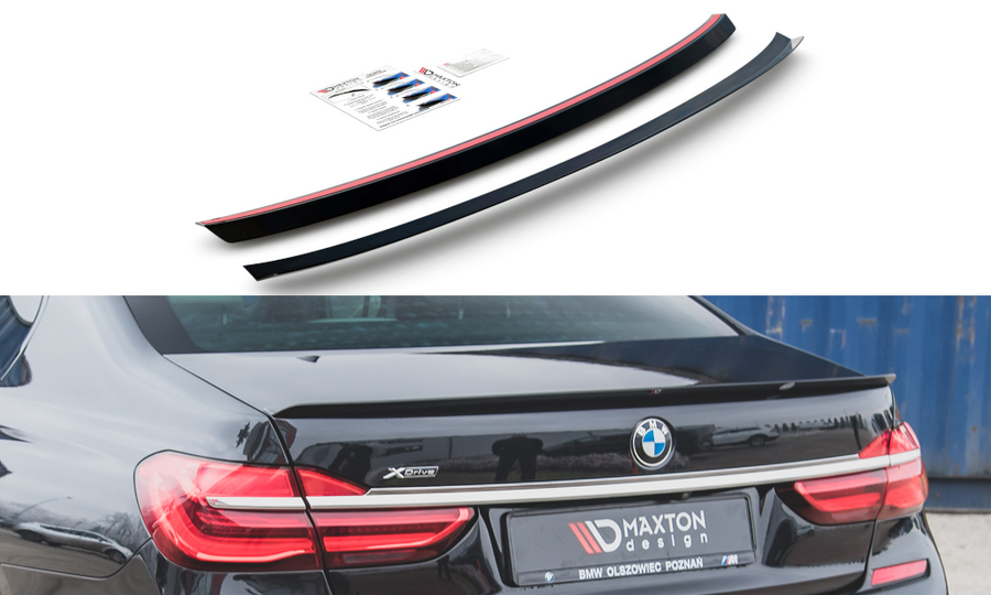 Maxton Design BM-7-11-MPACK-CAP1T Spoiler Cap BMW Series 7 G11 M-Pack | ML Performance UK Car Parts