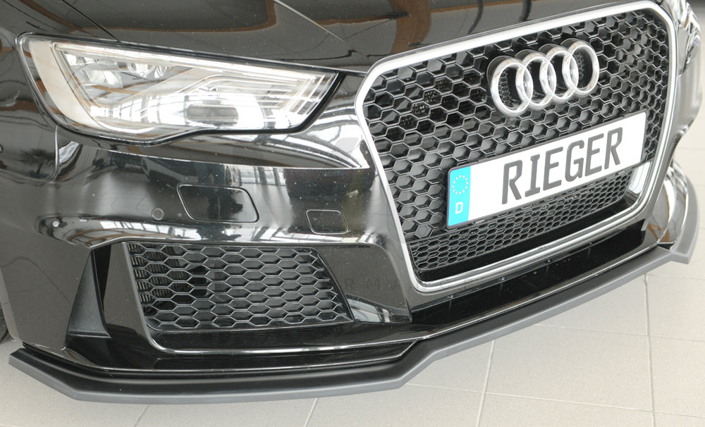 Rieger 00056828 Audi 8V RS3 Front Splitter 2 | ML Performance EU Car Parts