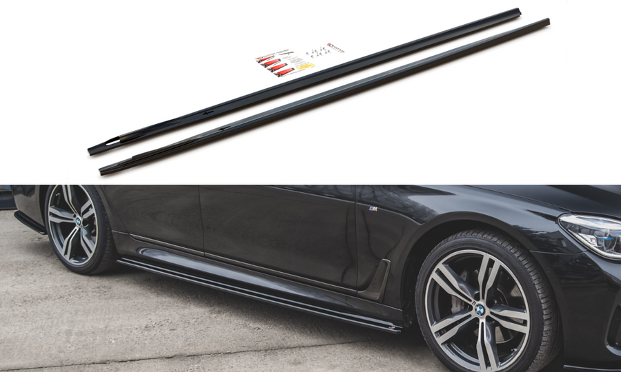 Maxton Design BM-7-11-MPACK-SD1T Side Skirts Diffusers BMW Series 7 G11 M-Pack | ML Performance UK Car Parts